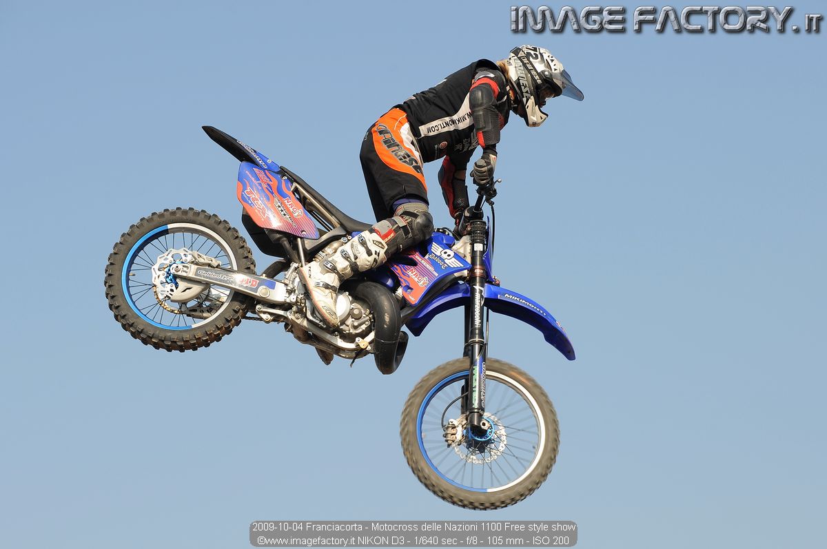 2009-10-04 Franciacorta - Motocross delle Nazioni 1100 Free style show
